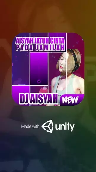 Piano Tiles DJ Aisyah Jamilah Captura de tela 1