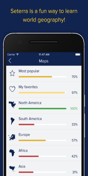 Seterra Geography ภาพหน้าจอ 1