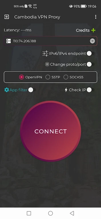 Cambodia VPN -  Cambodian IP スクリーンショット 1