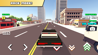 Blocky Car Racer - racing game Ảnh chụp màn hình 4