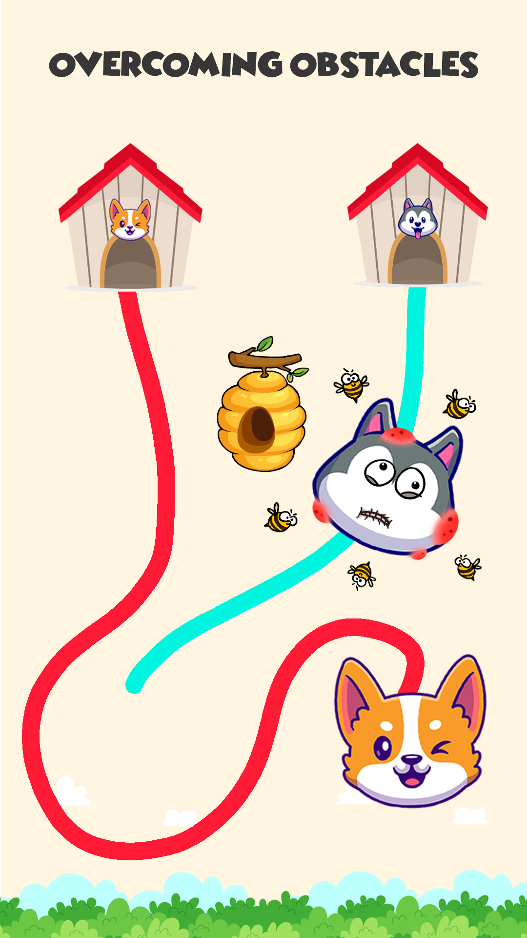 Dog rush: Draw to save games 스크린샷 4