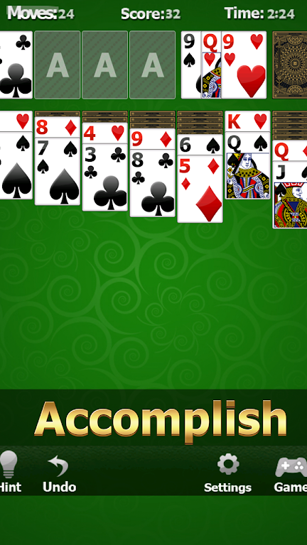 Solitaire Free Cell ဖန်သားပြင်ဓာတ်ပုံ 2