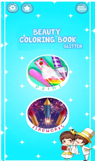 Schermata Beauty Glitter coloring game 1