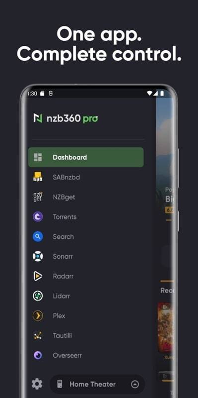 nzb360 - Sonarr / Radarr / SAB Capture d’écran 3