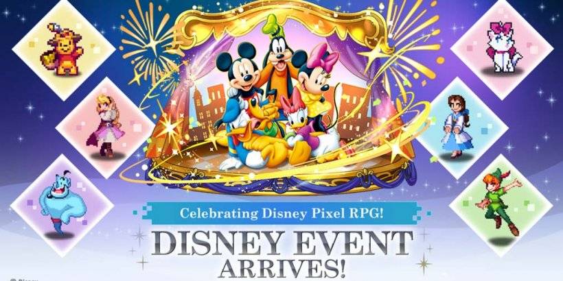 Disney Characters Join Puzzle & Dragons in Pixel RPG Crossover