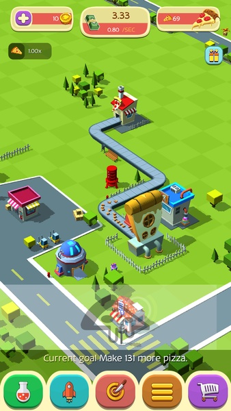 Pizza Factory Tycoon - Idle Clicker Game Скриншот 1
