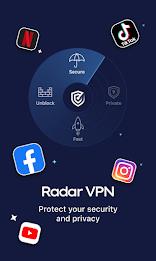 Radar VPN - Fast VPN Proxy Pro Captura de pantalla 1