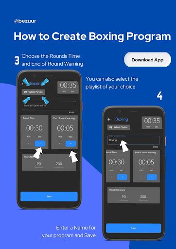 Bezuur Boxing Interval Timer ภาพหน้าจอ 3