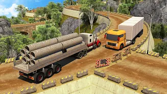 Offroad 18 Wheeler Truck Drivi स्क्रीनशॉट 4