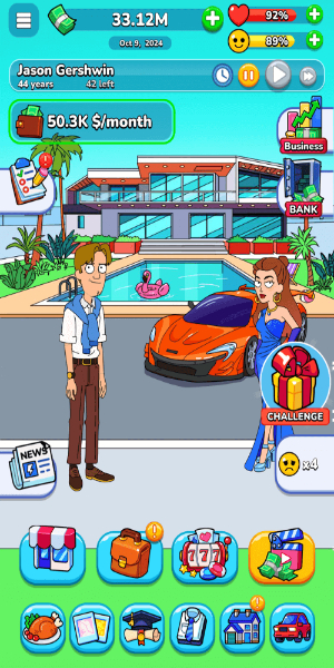 Mr.Billion: Idle Rich Tycoon স্ক্রিনশট 2