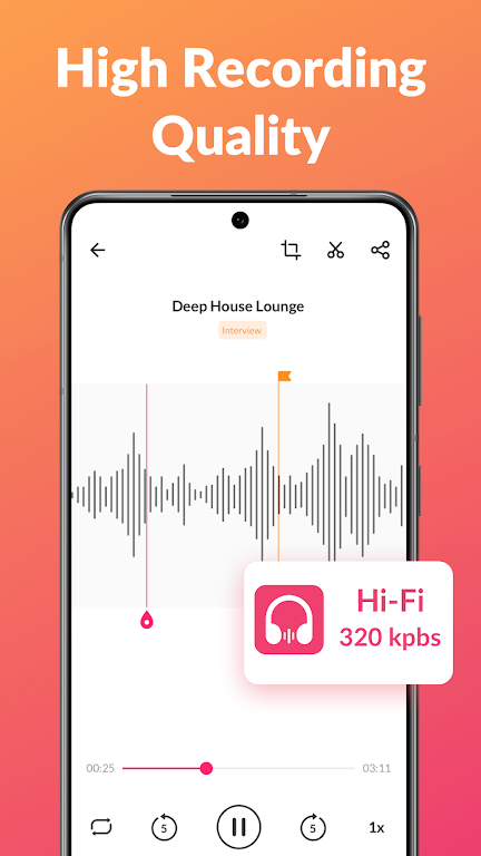 Voice Recorder & Voice Memos Mod Capture d’écran 3