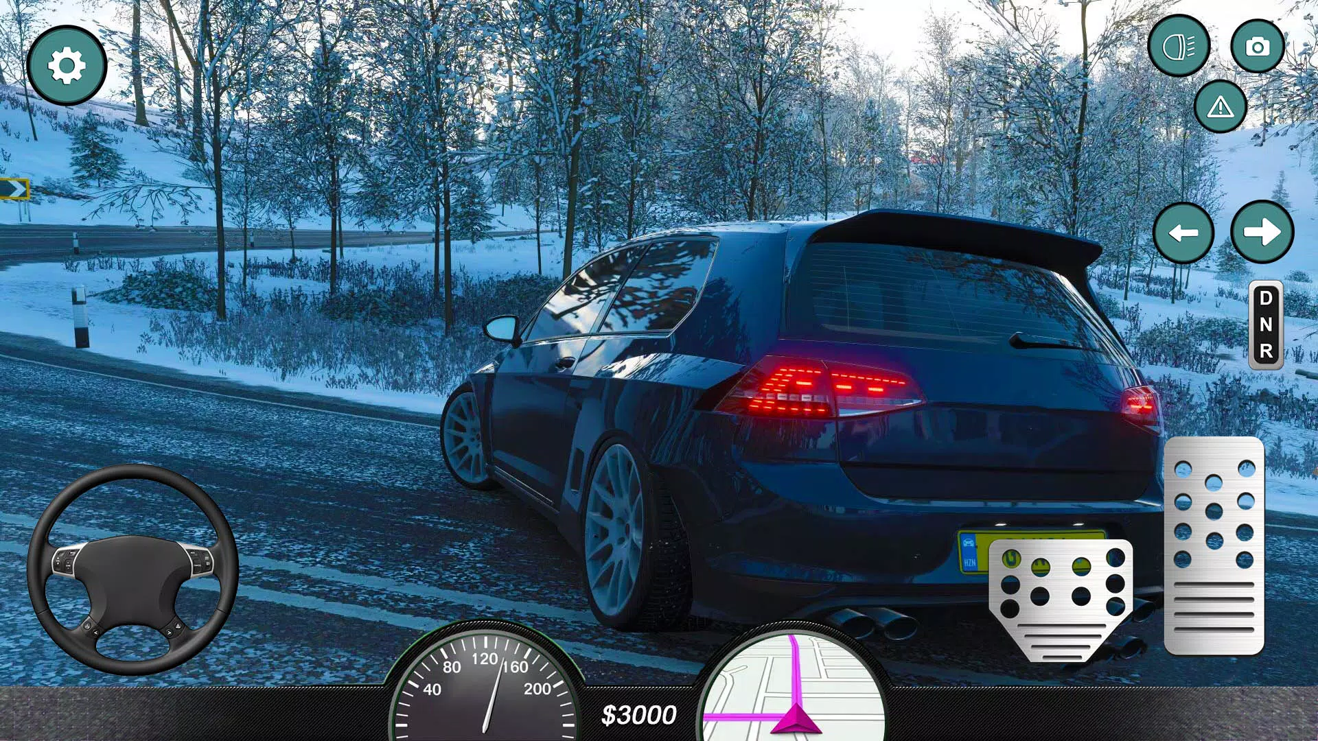 Euro Car Simulator Driving 2 Captura de pantalla 4