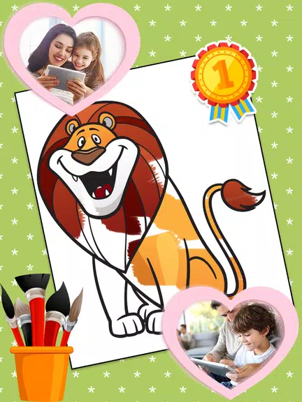 Coloring Games: Color Animals Capture d’écran 3