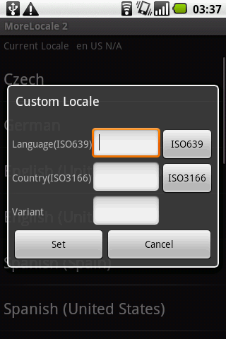 Touchscreen Calibration Capture d’écran 2