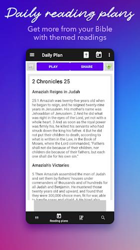 Daily Bible Study: Audio, Plan Ảnh chụp màn hình 1
