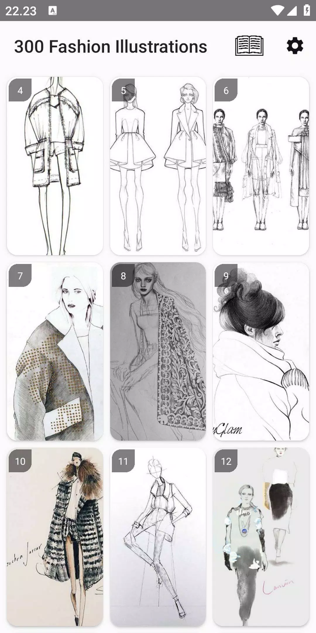 300 Fashion Illustrations Скриншот 1
