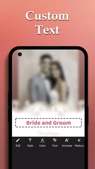 Custom Wedding Cards Maker Capture d’écran 2