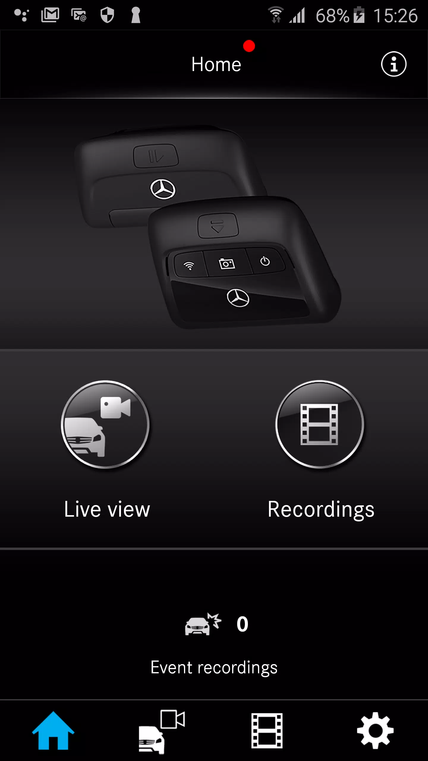 Mercedes-Benz Dashcam Скриншот 1