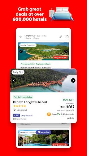 Schermata AirAsia MOVE: Flights & Hotels 2