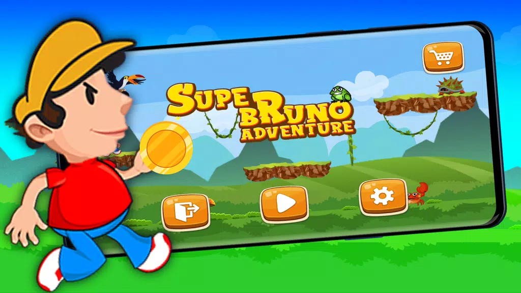 Super Bruno Adventures Скриншот 1