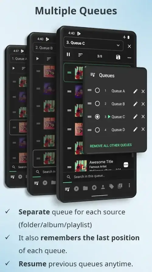 Musicolet Music Player Screenshot 2