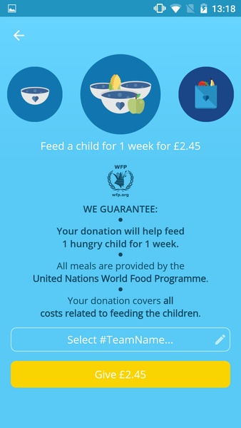 ShareTheMeal Capture d'écran 1