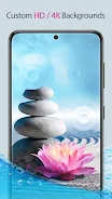 Water Drop Live Wallpaper ဖန်သားပြင်ဓာတ်ပုံ 4