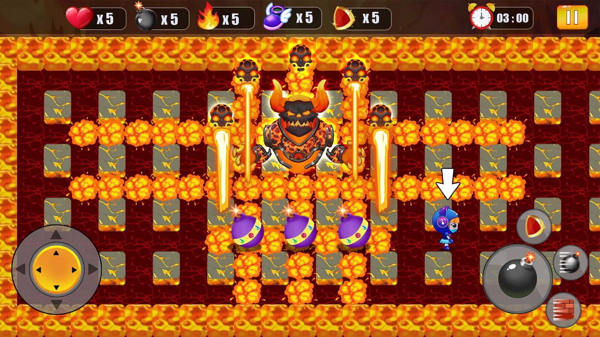 Bomber Battle : Bomb Man Arena Ảnh chụp màn hình 4