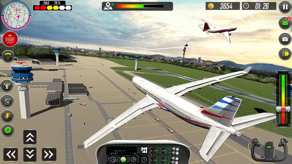 Real Plane Landing Simulator Ekran Görüntüsü 3