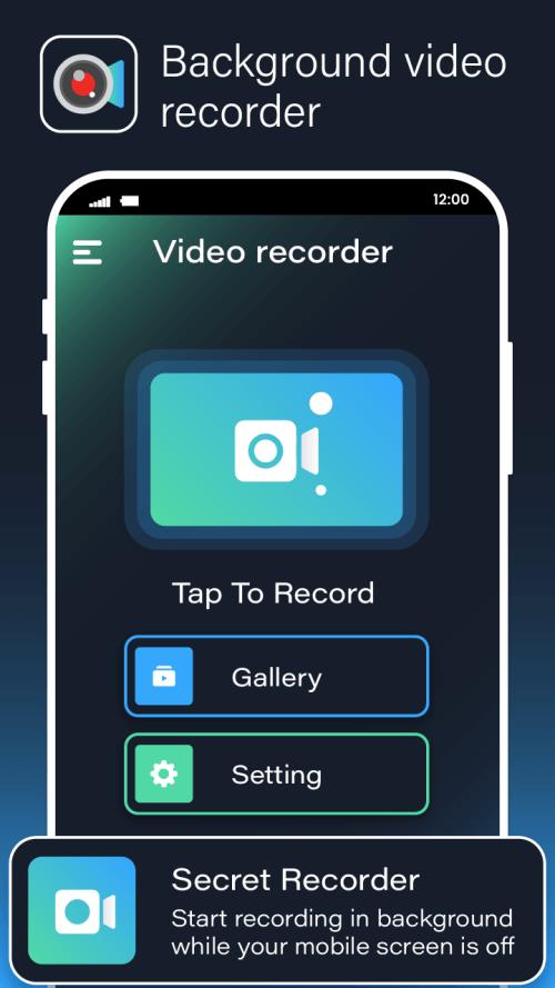 Background Video Recorder Cam Schermafbeelding 1