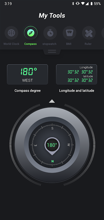 My Tool - Compass, Timer & VPN Capture d’écran 3