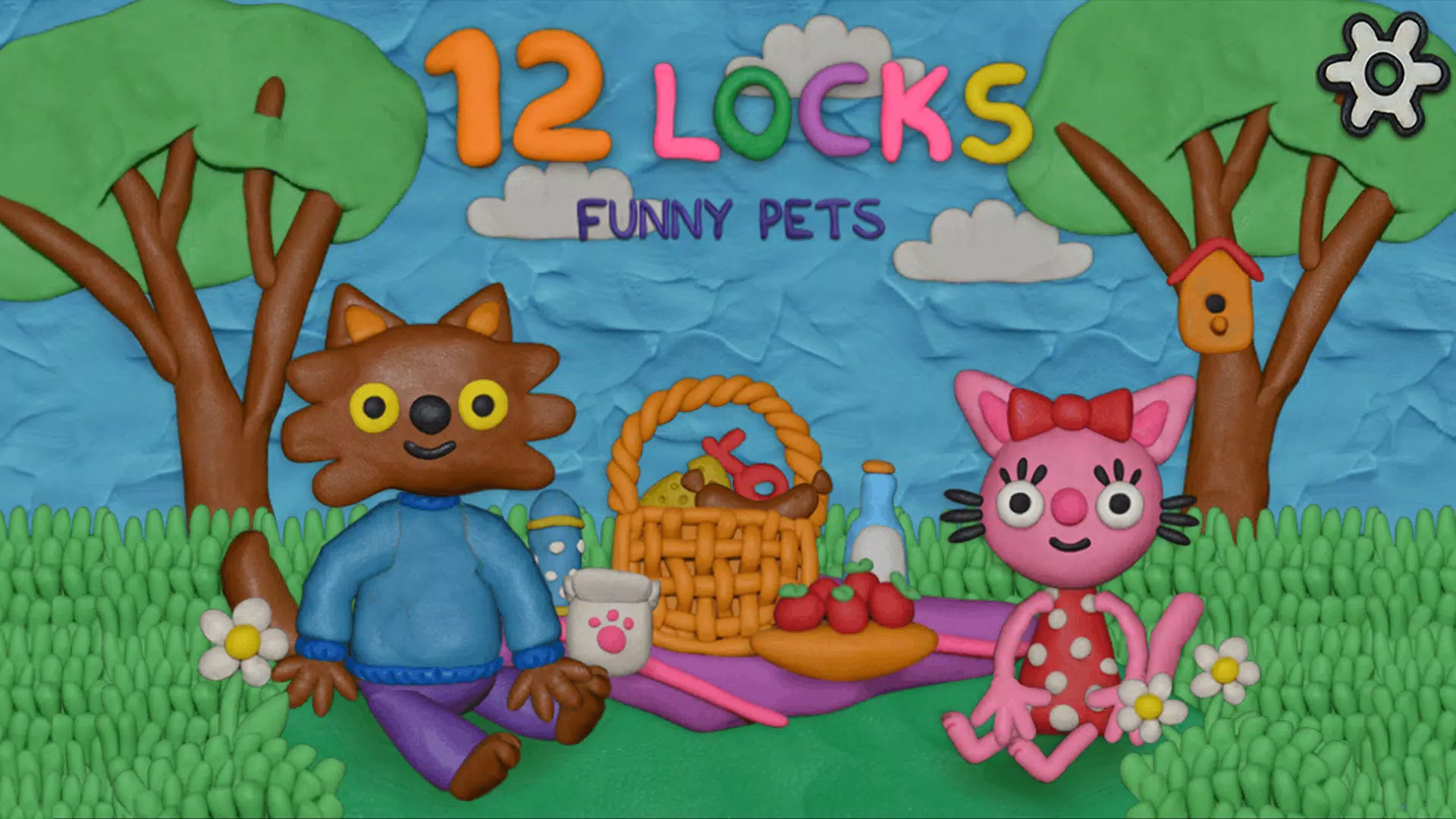 12 Locks Funny Pets Скриншот 1