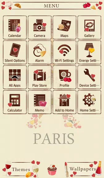 Sweet Paris Theme Capture d’écran 2