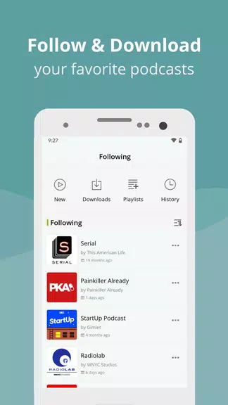 Lecteur de podcast -Podbean Capture d’écran 4