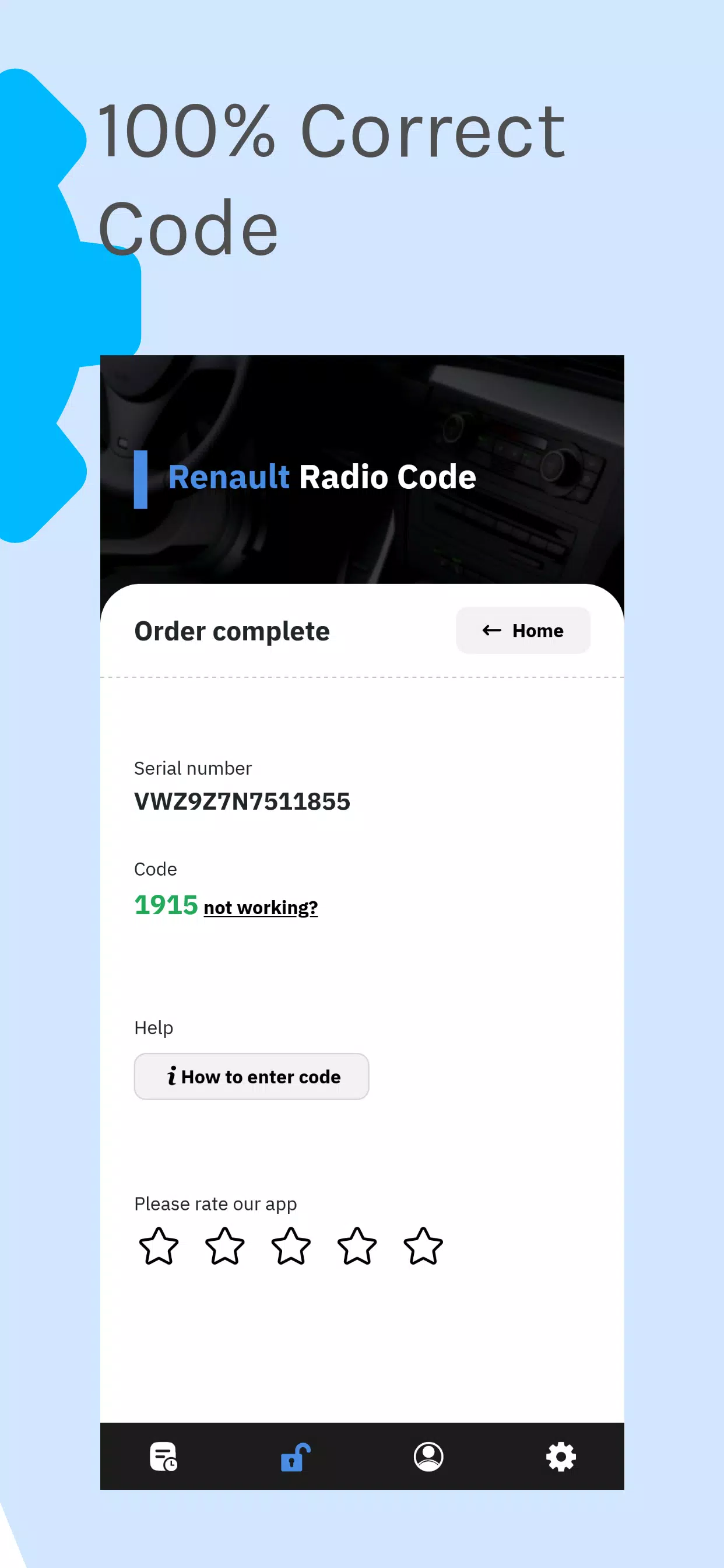 VW Radio Code Generator应用截图第3张