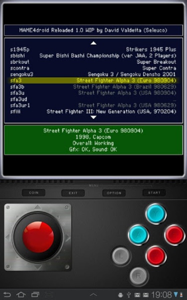 MAME4droid Reloaded Captura de pantalla 1