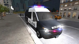 American Police Van Driving Capture d’écran 3