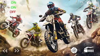 Motocross Beach Bike Games 3D Schermafbeelding 1