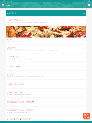 Paramount Pizza Holyoke MA Screenshot 3