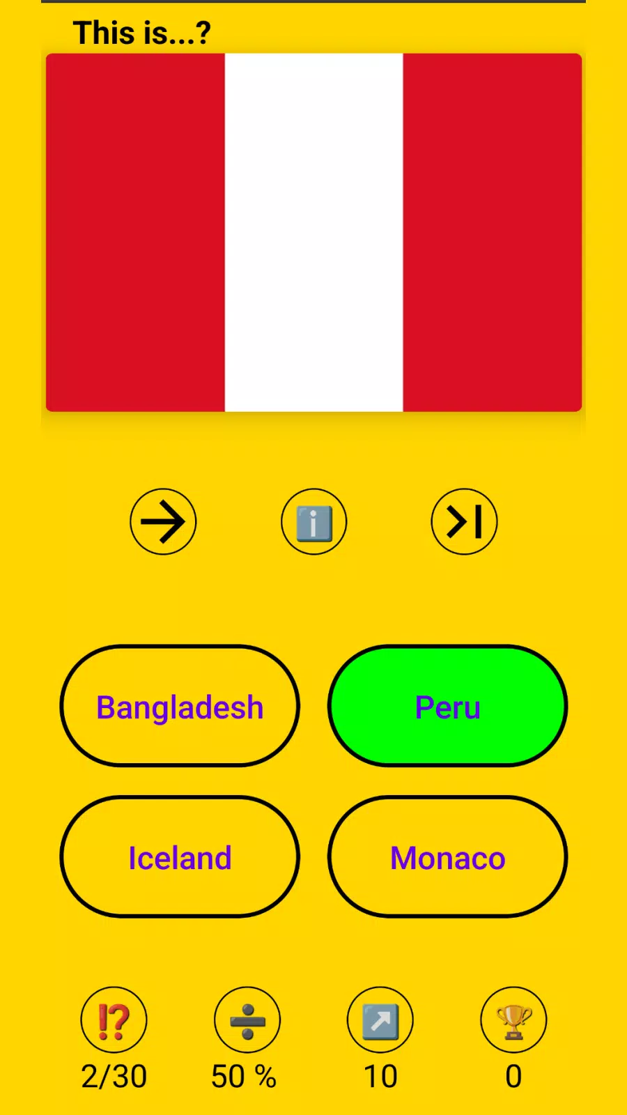 Super Flags! Flag Quiz Capture d’écran 3