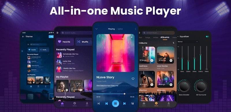 Offline Music Player: My Music Capture d’écran 1