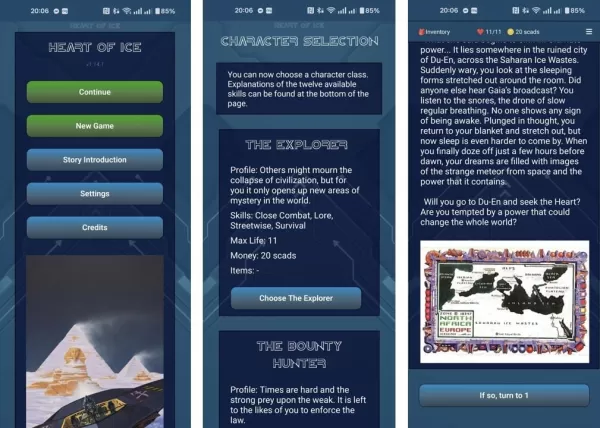 Corazón de Hielo: Escapa de tu Gélido Destino en una Aventura Textual