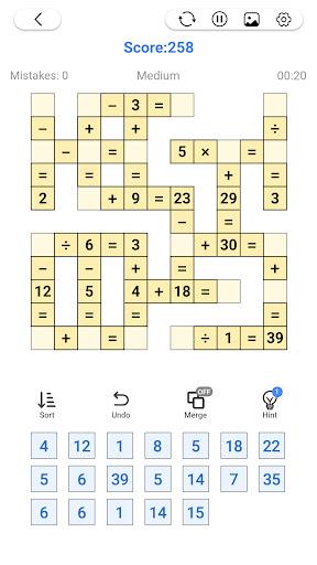 Math Number: Cross Math Puzzle ဖန်သားပြင်ဓာတ်ပုံ 4