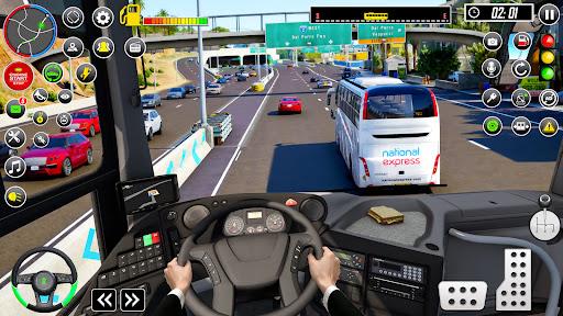 Grand City Racing Bus Sim 3D ဖန်သားပြင်ဓာတ်ပုံ 4