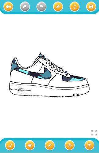 coloring sneakers Screenshot 4