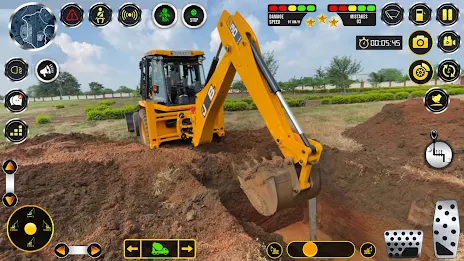 Snow Excavator Construction 3D ဖန်သားပြင်ဓာတ်ပုံ 1