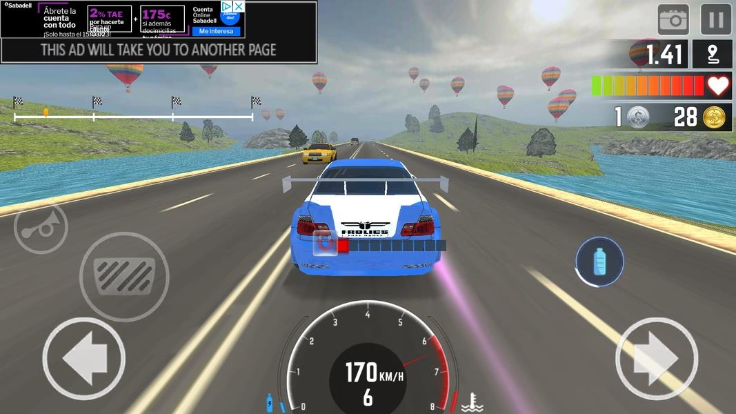 Crazy Car Traffic Racing Tangkapan skrin 2