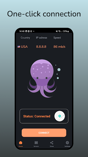 Octopus VPN & Proxy スクリーンショット 1