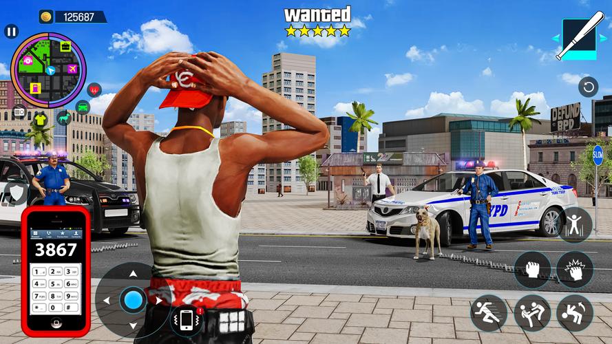 Gangster Mafia City Crime Game Screenshot 1