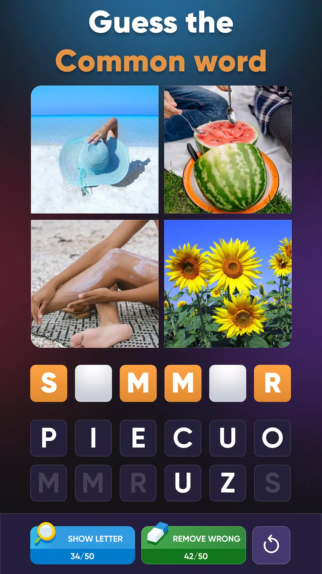 4 Pics Association Word Puzzle Capture d’écran 1